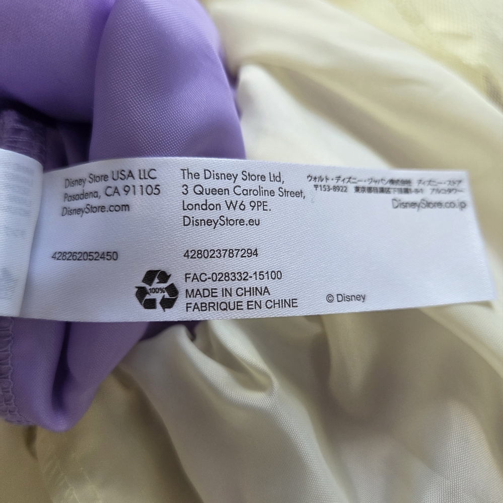 Disney Store Princess Sofia The First Purple Dress Halloween Costume Set Size 3 - Picture 10 of 15